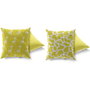 Aberto Design AB-4129-4165 Juego de Cojines 43x43 cm, 50% Algodón / 50% Poliéster, Tacto Suave y Elegante, Pack 2 Unidades